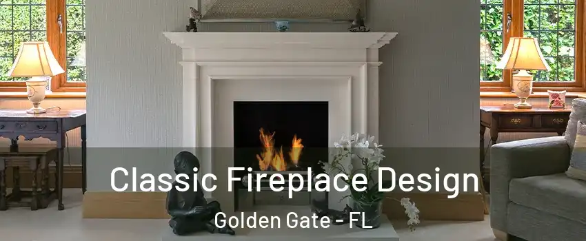  Classic Fireplace Design Golden Gate - FL