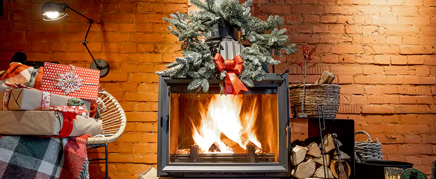 Travis Industries Linear Gas Fireplace Installation in Golden Gate, Florida