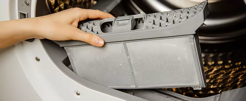 Signs Of A Clogged Dryer Lint Trap in Golden Gate, Florida