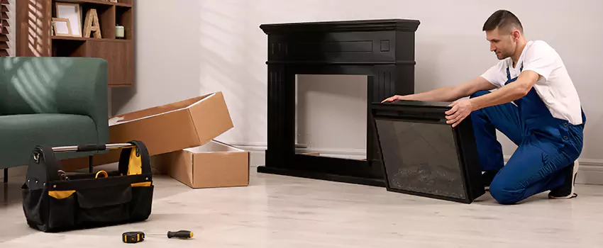 Old Rusted Metal Fireplace Repair And Replacement in Golden Gate, FL