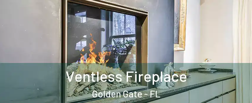  Ventless Fireplace Golden Gate - FL